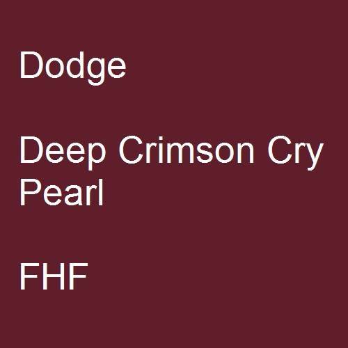 Dodge, Deep Crimson Cry Pearl, FHF.